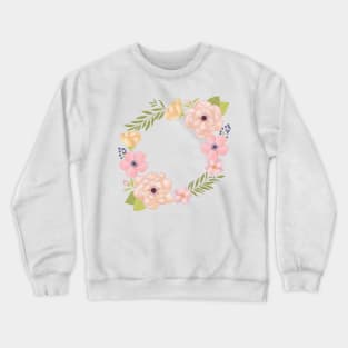 Floral wreath Crewneck Sweatshirt